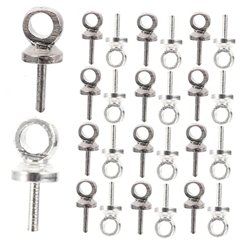 DIYEAH 2Sätze Kleine Schraubenaugen Haken Reinem DIY Schmuck Zubehör Rostfrei und Langlebig für Armbänder und Ohrringe mit Praktischer Lagerbox DIYEAH 2Sätze Kleine Schraubenaugen Haken Reinem DIY Schmuck Zubehör Rostfrei und Langlebig für Armbänder und Ohrringe mit Praktischer Lagerbox von DIYEAH