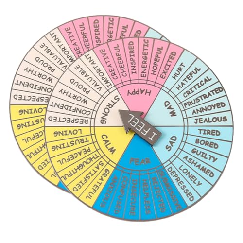 DIYEAH 2 Stücke Gefühl Rad Abzeichen Handwerk Decor Emotionen Rad Zubehör für Jungen und Mädchen DIYEAH 2 Stücke Gefühl Rad Abzeichen Handwerk Decor Emotionen Rad Zubehör für Jungen und Mädchen von DIYEAH