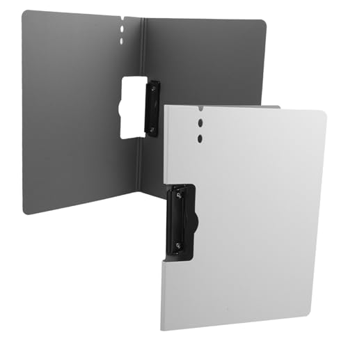 DIYEAH 2Stücke Aktenordner mit Seitlicher Metallklammer und Staubdicht Robustes Material Design für Büro und Schule zur Organisation von Dokumenten von DIYEAH
