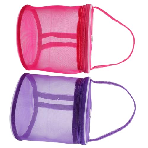 DIYEAH 2Stücke Garnknäuel Tasche Tragbare Wollgarn Handtasche für Strick und Stickzubehör mit Reißverschluss und Schutzfunktion für Reisen und Kreative Projekte von DIYEAH