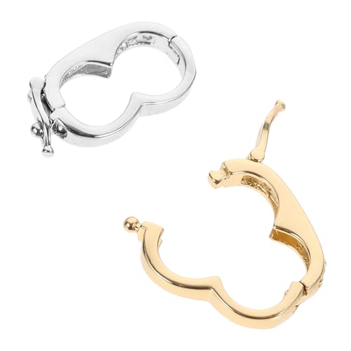 DIYEAH 2Stücke Halskettenverkürzer Verschlüsse Robuste Perlenverschluss Für DIY Schmuck Für Ketten Und Armbänder Einfach Zu Handhaben Und Langlebig DIYEAH 2Stücke Halskettenverkürzer Verschlüsse Robuste Perlenverschluss Für DIY Schmuck Für Ketten Und Armbänder Einfach Zu Handhaben Und Langlebig von DIYEAH