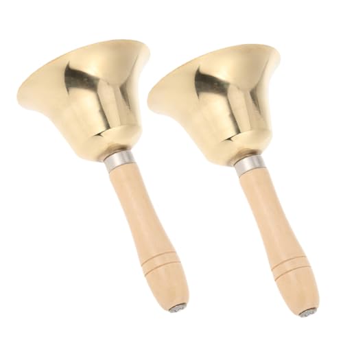 DIYEAH 2Stücke Handglocken aus Massivem Kupfer mit Ergonomischem Holzgriff Lauter Klarer für Service Hochzeiten Unterricht Spiele DIYEAH 2Stücke Handglocken aus Massivem Kupfer mit Ergonomischem Holzgriff Lauter Klarer für Service Hochzeiten Unterricht Spiele von DIYEAH