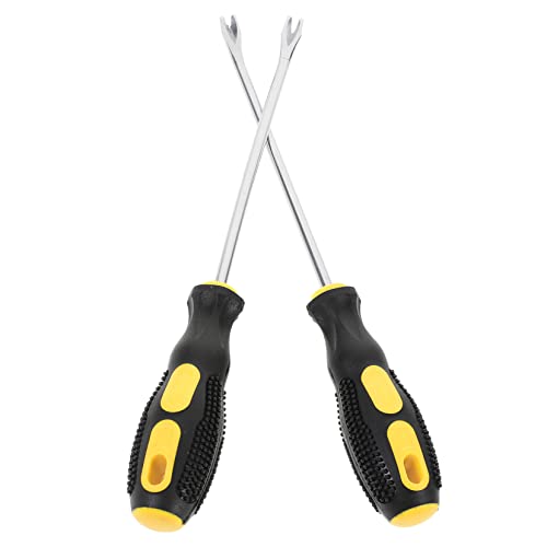 DIYEAH 2Stücke Nagelentferner für Polstermöbel Handwerkzeug mit Förmiger Spitze zum Entfernen von Heftklammern Nägeln und Tackerklammern Robust und Rutschfest DIYEAH 2Stücke Nagelentferner für Polstermöbel Handwerkzeug mit Förmiger Spitze zum Entfernen von Heftklammern Nägeln und Tackerklammern Robust und Rutschfest von DIYEAH