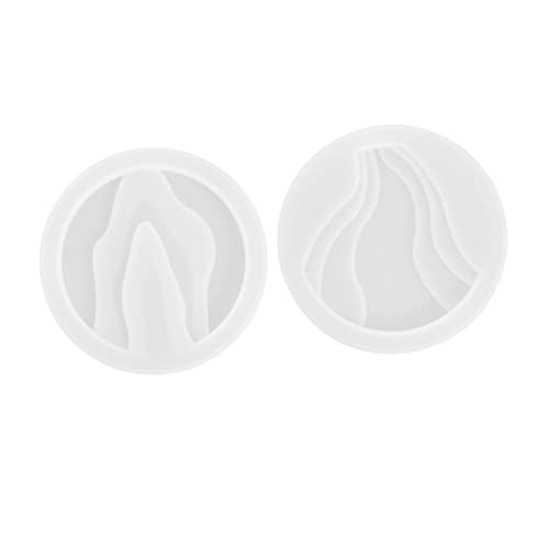 DIYEAH 2Stücke Silikonformen Für DIY Untersetzer Im Design Kristallopoxy Gießformen Für Becherpads Für Kunsthandwerk Und Dekoration DIYEAH 2Stücke Silikonformen Für DIY Untersetzer Im Design Kristallopoxy Gießformen Für Becherpads Für Kunsthandwerk Und Dekoration von DIYEAH
