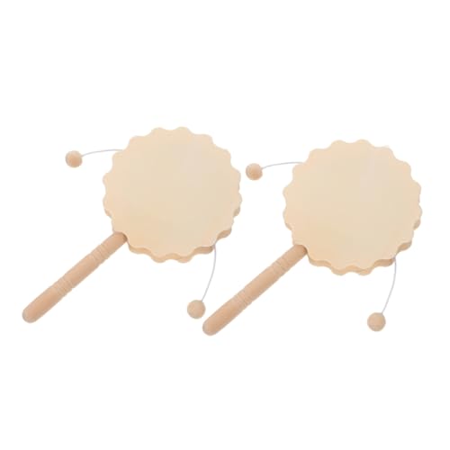 DIYEAH 2Stücke Unbemalte Holz Rasseltrommel DIY Zum Handgefertigtes Holzinstrument Für Bastelspielzeug Kreativität Und Konzentration DIYEAH 2Stücke Unbemalte Holz Rasseltrommel DIY Zum Handgefertigtes Holzinstrument Für Bastelspielzeug Kreativität Und Konzentration von DIYEAH