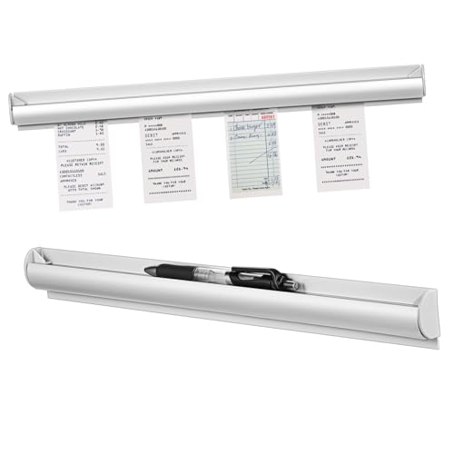 DIYEAH 2pcs Slide Ticket Rack Rack Quittungshalter Organisatorin Mit Wandmontiertermontierinhaber Für Effiziente Bestellmanagement Restaurant Supply von DIYEAH