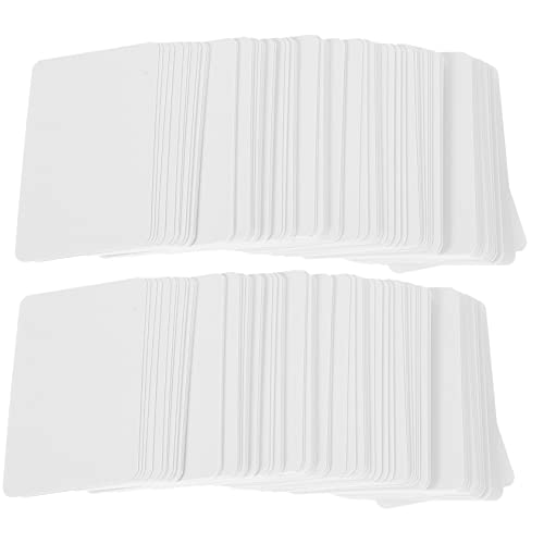 DIYEAH 3 Boxen Blanko Kleine Karteikarten Karteikarten Kreditkartenaufkleber Wiederverwendbare Karten Kartenpaket Notizkarten Notizen Karteikarten Etikettenhalter Karteikarten von DIYEAH