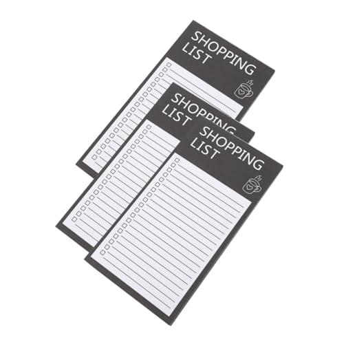 DIYEAH 3 Magnetisches Notiz buch Listenfeld Magnete klebrig magnetischer Notizblock todo Einkaufslisten-Notizbuch magnetische Planer-Notizblöcke Notizbilder Papier Black DIYEAH 3 Magnetisches Notiz buch Listenfeld Magnete klebrig magnetischer Notizblock todo Einkaufslisten-Notizbuch magnetische Planer-Notizblöcke Notizbilder Papier Black von DIYEAH
