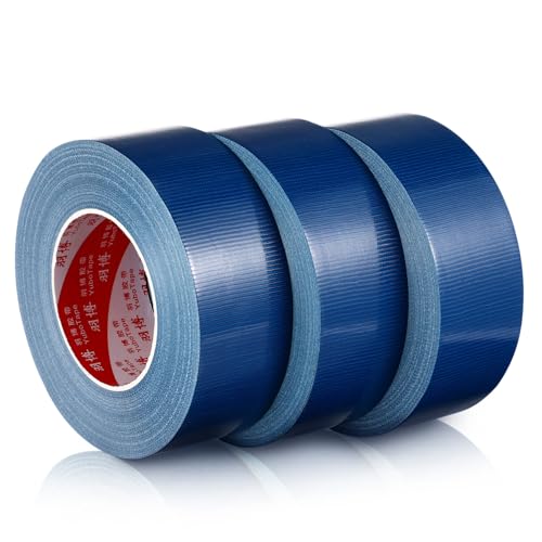 DIYEAH 3 Rollen Klebeband Hochleistungsband Breites Band Isolierbandmasse Blue von DIYEAH