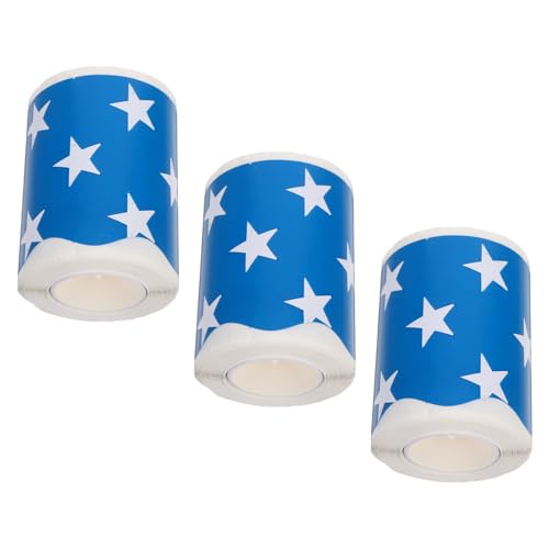 DIYEAH 3 Rollen Pinnwand-Ränder: Randbesatz mit Sternmuster und gewelltem Rand, 6 cm x 10 m – selbstklebende Pinnwand-Aufkleber – Dekorationsmaterial für das Klassenzimmer DIYEAH 3 Rollen Pinnwand-Ränder: Randbesatz mit Sternmuster und gewelltem Rand, 6 cm x 10 m – selbstklebende Pinnwand-Aufkleber – Dekorationsmaterial für das Klassenzimmer von DIYEAH