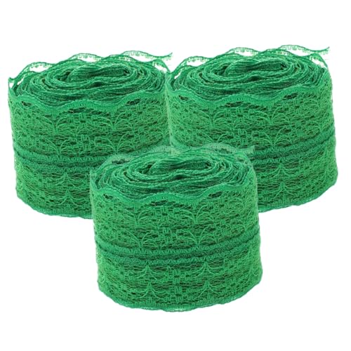 DIYEAH 3 Rollen Spitzenband 4,5cm Breit Elastisch Spitzenbesatz für Hochzeitskleider Heimwerkerprojekte Dekorieren DIYEAH 3 Rollen Spitzenband 4,5cm Breit Elastisch Spitzenbesatz für Hochzeitskleider Heimwerkerprojekte Dekorieren von DIYEAH