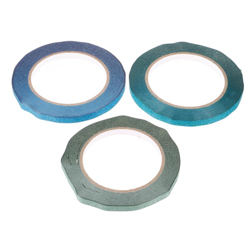 DIYEAH 3 Rollen Zubehör Für Die Kartenherstellung Geschenkband Doppelseitiges Schaumklebeband Zum Basteln Washi-tape-cutter Mattes Klebeband Junk-journal Flüsterpapier von DIYEAH