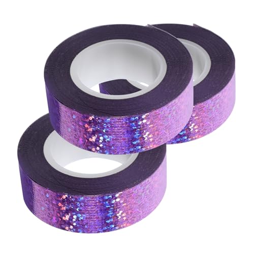DIYEAH 3 Rollen -gewebeband Wand Mehrere Reflektierend Bewegliches Klebeband Für Kartons Journalbänder Industriell Dekorative Bänder Bastelbänder Farbiges Abdeckband Fix Violett DIYEAH 3 Rollen -gewebeband Wand Mehrere Reflektierend Bewegliches Klebeband Für Kartons Journalbänder Industriell Dekorative Bänder Bastelbänder Farbiges Abdeckband Fix Violett von DIYEAH