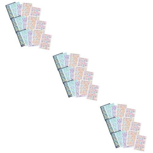DIYEAH 3 Sätze Alphabet-glitter-aufkleber Brief Zeitschrift Alphabet-aufkleber Für Zu Hause Geldumschläge Umschlag Aufkleber Mit Bunten Buchstaben Dekorationsaufkleber Pvc 15 Blätter * 3 DIYEAH 3 Sätze Alphabet-glitter-aufkleber Brief Zeitschrift Alphabet-aufkleber Für Zu Hause Geldumschläge Umschlag Aufkleber Mit Bunten Buchstaben Dekorationsaufkleber Pvc 15 Blätter * 3 von DIYEAH