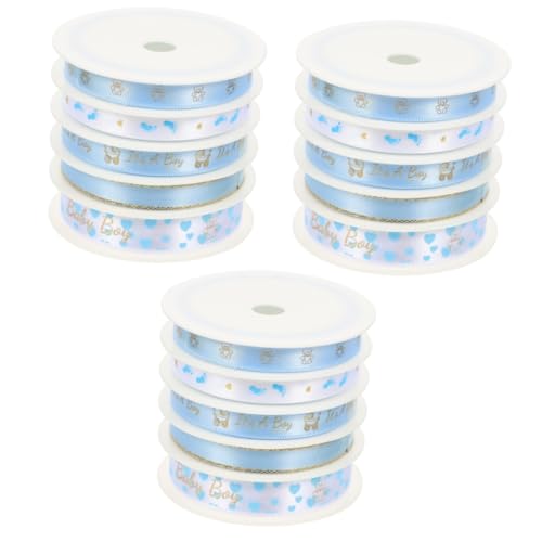 DIYEAH 3 Sätze Babyband Strasssteine Geschenkband Weißes Band Kuchenverpackungsband Fußabdruckband Süßes Band Geschenkband Drahtbandstreifen Samt Polyester 5 Rollen * 3 DIYEAH 3 Sätze Babyband Strasssteine Geschenkband Weißes Band Kuchenverpackungsband Fußabdruckband Süßes Band Geschenkband Drahtbandstreifen Samt Polyester 5 Rollen * 3 von DIYEAH
