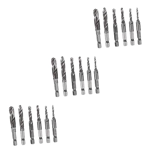 DIYEAH 3 Sätze Bohrer-set Nuss Tippen Sie Etwas Einstellbar Bohrer Mit Metrischem Gewinde Spiralbohrer Anspitzer Maschine Schraubstock Schlüssel Hochgeschwindigkeitsstahl 6 Stück * 3 DIYEAH 3 Sätze Bohrer-set Nuss Tippen Sie Etwas Einstellbar Bohrer Mit Metrischem Gewinde Spiralbohrer Anspitzer Maschine Schraubstock Schlüssel Hochgeschwindigkeitsstahl 6 Stück * 3 von DIYEAH