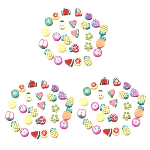 DIYEAH 3 Sätze Diy Obstperlen Polymer Spacer Beads Für Armband Halskette Und Schmuckherstellung Bastelprojekte 50 Stück * 3 DIYEAH 3 Sätze Diy Obstperlen Polymer Spacer Beads Für Armband Halskette Und Schmuckherstellung Bastelprojekte 50 Stück * 3 von DIYEAH