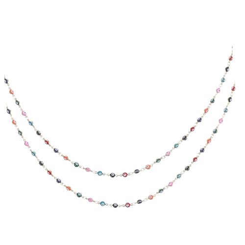 DIYEAH 3 Sätze Diy -schmuckzubehör Herstellung Für Silberkette Metallisch Kabel Schmuck Basteln Zubehör Schmuck Ketten Halskette Metallketten Kupferkette Legierung 2 Stücke * 3 von DIYEAH