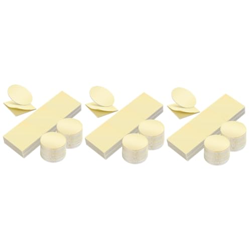 DIYEAH 3 Sätze Doppelseitige Klebebänder Doppelseitige Pads Abnehmbare Montagestrips Stark Haftendes Schaumstoffband Für Vielseitige Anwendungen Und Büro 60 Stück * 3 von DIYEAH