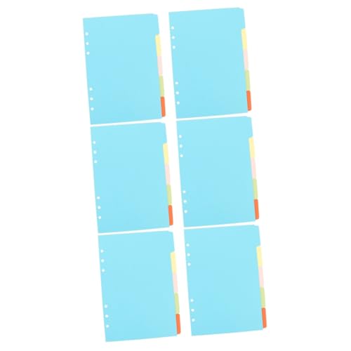DIYEAH 3 Sätze Farbige Seiten Trennstreifen Für Ordner Ordnerregister Ordner Trennstreifen Index-tabs Registerkarten 5 Teiler Trennwände Für 6 Ringbücher Ordnertrenner Papier 10 Stück * 3 DIYEAH 3 Sätze Farbige Seiten Trennstreifen Für Ordner Ordnerregister Ordner Trennstreifen Index-tabs Registerkarten 5 Teiler Trennwände Für 6 Ringbücher Ordnertrenner Papier 10 Stück * 3 von DIYEAH