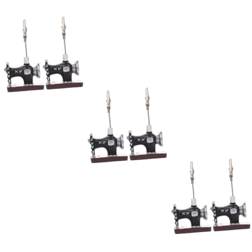 DIYEAH 3 Sätze Geschäftskartenhalter Ort Dekorative Nachrichtenclips Büro Dekoration Bürodekoration Hochzeitsdekoration Hochzeit Deko Vintage-harz-clips Desktop-note-klemmen 2 Stücke * 3 von DIYEAH