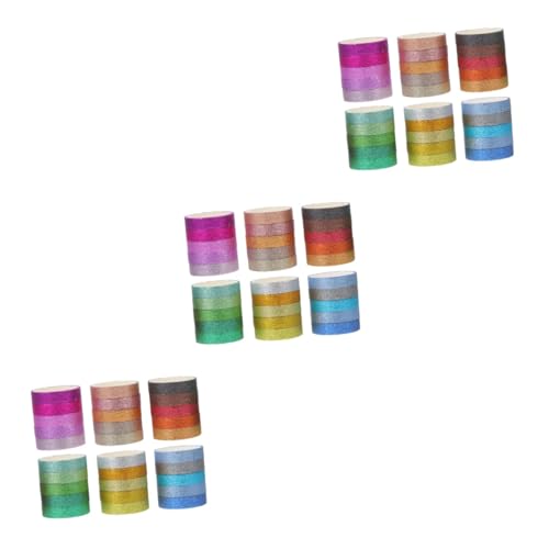 DIYEAH 3 Sätze Glitzer Und Washi-tape Gold Sammelalbum Künstlerisch Scrapbooking Zubehör The Washi Tape Selbstklebende Diy-klebebänder Klebeband Für Scrapbooking Aufkleber 30 Rollen * 3 DIYEAH 3 Sätze Glitzer Und Washi-tape Gold Sammelalbum Künstlerisch Scrapbooking Zubehör The Washi Tape Selbstklebende Diy-klebebänder Klebeband Für Scrapbooking Aufkleber 30 Rollen * 3 von DIYEAH