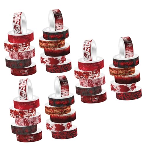 DIYEAH 3 Sätze Halloween Hand Washi Tape Für Diy Bastelprojekte Gruselige Klebebänder Für Scrapbooking Kreative Gestaltung Und Journaling Teiliges Set 12 Rollen * 3 von DIYEAH