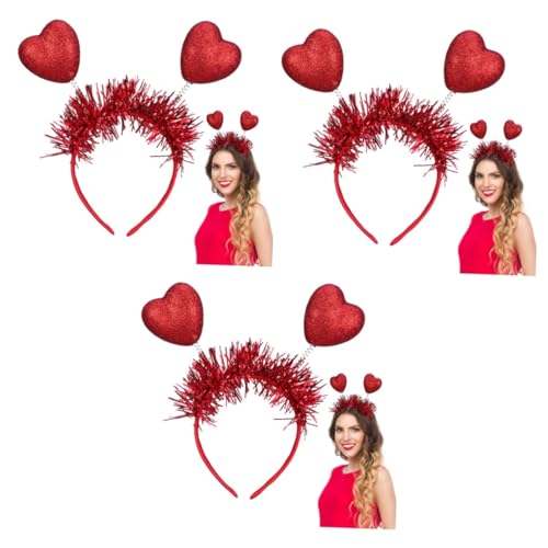 DIYEAH 3 Sätze Herzförmiges Stirnband Valentinstag-party-stirnband Liebe Herz Stirnbänder Herzen Bands Herz Glitzer Stirnbänder Für Damen Liebe Herz Stirnband Bandeau Plastik 2 Stücke * 3 DIYEAH 3 Sätze Herzförmiges Stirnband Valentinstag-party-stirnband Liebe Herz Stirnbänder Herzen Bands Herz Glitzer Stirnbänder Für Damen Liebe Herz Stirnband Bandeau Plastik 2 Stücke * 3 von DIYEAH