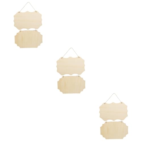 DIYEAH 3 Sätze Hölzerne Leere Hängende Marke Außen Neon Zeichen Über Schmücken Holzschilder Leeres Holzbrett Diy Holztafel Hängende Holztafel Wandschild Esszimmer 2 Stück * 3 DIYEAH 3 Sätze Hölzerne Leere Hängende Marke Außen Neon Zeichen Über Schmücken Holzschilder Leeres Holzbrett Diy Holztafel Hängende Holztafel Wandschild Esszimmer 2 Stück * 3 von DIYEAH