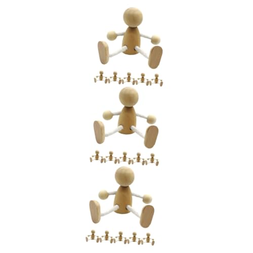 DIYEAH 3 Sätze Holzfiguren Zum Bemalen Diy Holzpuppen Für Tischdeko Kreative Bastelprojekte Leere Holzpuppen Für Handwerk Für Indoor Dekorationen 6 Stücke * 3 DIYEAH 3 Sätze Holzfiguren Zum Bemalen Diy Holzpuppen Für Tischdeko Kreative Bastelprojekte Leere Holzpuppen Für Handwerk Für Indoor Dekorationen 6 Stücke * 3 von DIYEAH