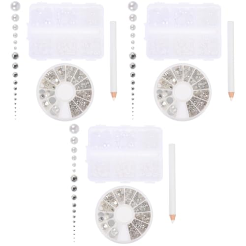 DIYEAH 3 Sätze Imitationsperle Flacher Diamant Perlen Strass- Wohnung Lat Gold Edelsteine Schmucksteine Shoe Charms Geschenkeidee Telefonverzierung Halbkreis-schmuckzubehör DIYEAH 3 Sätze Imitationsperle Flacher Diamant Perlen Strass- Wohnung Lat Gold Edelsteine Schmucksteine Shoe Charms Geschenkeidee Telefonverzierung Halbkreis-schmuckzubehör von DIYEAH