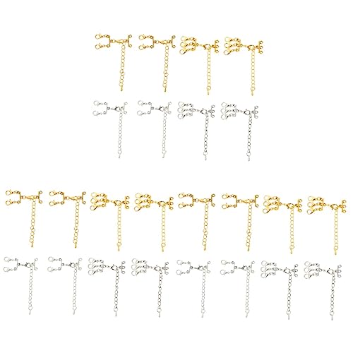 DIYEAH 3 Sätze Kettengliederschnalle Schmuck Schließe Sterling Schlüssel Karabinerverschlüsse Hummerschere Silber Armband-kettenverbinder Armbandverbinder Kupfer 8 Stück * 3 DIYEAH 3 Sätze Kettengliederschnalle Schmuck Schließe Sterling Schlüssel Karabinerverschlüsse Hummerschere Silber Armband-kettenverbinder Armbandverbinder Kupfer 8 Stück * 3 von DIYEAH