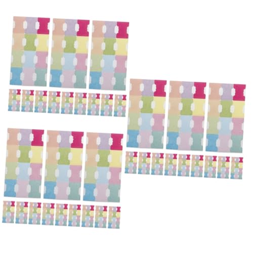 DIYEAH 3 Sätze Klebende Buchmarkierungen Wiederbeschreibbare Haftnotizen Bunte Index Tabs Für Bücher Und Notizen Praktisch Für Büro Und Studium 12 Blätter * 3 von DIYEAH