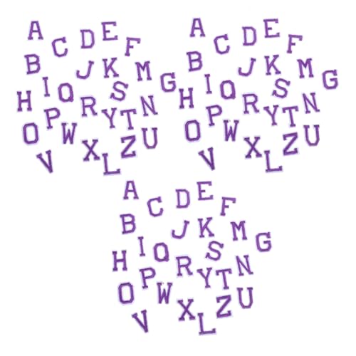 DIYEAH 3 Sätze Kleine Filzbuchstaben A-z Lila Aufbügler Alphabet Patches zum Dekorieren Reparieren für Kleidung Jacken Rucksäcke Hemden Taschen DIYEAH 3 Sätze Kleine Filzbuchstaben A-z Lila Aufbügler Alphabet Patches zum Dekorieren Reparieren für Kleidung Jacken Rucksäcke Hemden Taschen von DIYEAH