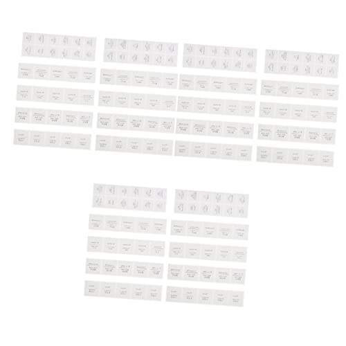 DIYEAH 3 Sätze Kosmetische Etiketten Flasche Transparente Wasserdichte Beschichtung Versandetiketten Selbstklebend Shampoo-etikett Wasserfester Etikettenaufkleber Papier 50 Blätter * 3 von DIYEAH