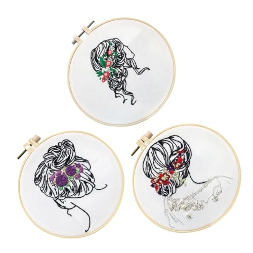 DIYEAH 3 Sätze Kreuzstichpackungen Erwachsene Handwerk Werkzeuge zum Sticken Stickzubehör Stickmaterialbeutel exquisites Stickset Zubehör für Stickübungen Polyester DIYEAH 3 Sätze Kreuzstichpackungen Erwachsene Handwerk Werkzeuge zum Sticken Stickzubehör Stickmaterialbeutel exquisites Stickset Zubehör für Stickübungen Polyester von DIYEAH