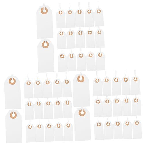 DIYEAH 3 Sätze Leeres Etikett Zum Aufhängen Schlüsseletiketten Etikettenpapier Für Schmuckanhänger Leere Ware Preisschild Kleidungsetiketten Kraft -tags Versandschilds Weiß 100 Stück * 3 DIYEAH 3 Sätze Leeres Etikett Zum Aufhängen Schlüsseletiketten Etikettenpapier Für Schmuckanhänger Leere Ware Preisschild Kleidungsetiketten Kraft -tags Versandschilds Weiß 100 Stück * 3 von DIYEAH