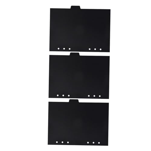 DIYEAH 3 Sätze Loseblatttrenner Notizbuchorganisation Notebook-Schutz gestanzt regiert Planereinsätze Loch a5 Ordner nachfüllbarer Planerordner Ordnertrenner Binderseitenteiler pp Black DIYEAH 3 Sätze Loseblatttrenner Notizbuchorganisation Notebook-Schutz gestanzt regiert Planereinsätze Loch a5 Ordner nachfüllbarer Planerordner Ordnertrenner Binderseitenteiler pp Black von DIYEAH