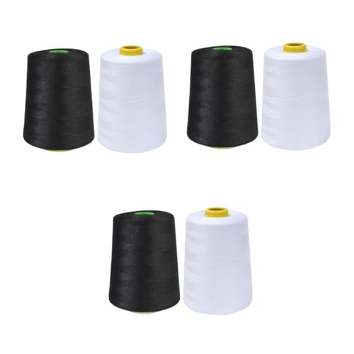 DIYEAH 3 Sätze Nähgarn Werkzeuge Polyester Stickgarn Buntes Quilting Zubehör Näh Und Schneiderbedarf Stofffaden Zum Nähen Schwarzes Stickgarn Spulen Basisgarn 2 Stück * 3 von DIYEAH