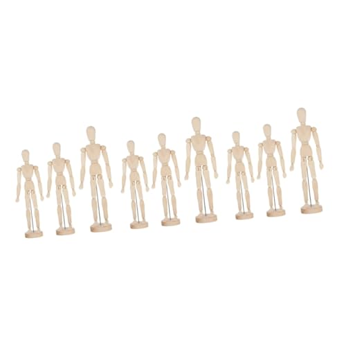 DIYEAH 3 Sätze Puppen Mannequins Aus Holz Torso Zeichenmodell Schreibtisch Dekoration Menschliche Figur Menschliches Gelenkmodell Mannequin Modell Mannequin Für 3 Stück * 3 DIYEAH 3 Sätze Puppen Mannequins Aus Holz Torso Zeichenmodell Schreibtisch Dekoration Menschliche Figur Menschliches Gelenkmodell Mannequin Modell Mannequin Für 3 Stück * 3 von DIYEAH