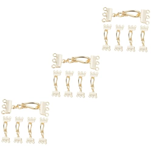 DIYEAH 3 Sätze Schmuckzubehör Kette Transparent Geschichtet Zange Ring Armbänder Edelsteine Reiz Schmuckverschlusshaken Mehrreihige Verschlüsse Golden Kupfer 5 Stück * 3 DIYEAH 3 Sätze Schmuckzubehör Kette Transparent Geschichtet Zange Ring Armbänder Edelsteine Reiz Schmuckverschlusshaken Mehrreihige Verschlüsse Golden Kupfer 5 Stück * 3 von DIYEAH