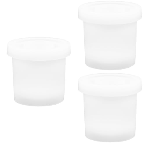 DIYEAH 3 Sätze Set für Blumenvasen Silikonform für Runde Blumentöpfe und Untersetzer Diy Gießform für Pflanzer Geeignet für Zuhause und Bastelprojekte von DIYEAH