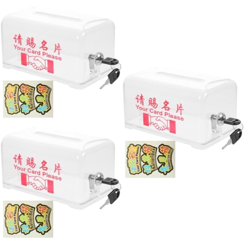DIYEAH 3 Sätze Visitenkartenetui schreintischorganizer schreibtisch organiser Sichere Kartenbox Firmenkarten Sammlung Firmenkarteninhaber Stimmzettel Firmenkarten Etui Plastik Transparent DIYEAH 3 Sätze Visitenkartenetui schreintischorganizer schreibtisch organiser Sichere Kartenbox Firmenkarten Sammlung Firmenkarteninhaber Stimmzettel Firmenkarten Etui Plastik Transparent von DIYEAH