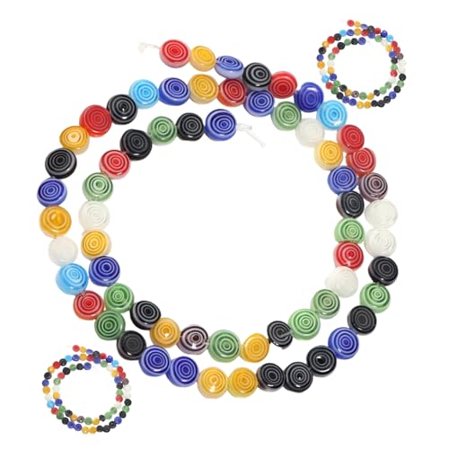 DIYEAH 3 Saiten Stränge Vintage Glasperlen Rund Flach Gerade Für DIY Schmuckherstellung Armbänder Bastelmaterialien Kreative Accessoires DIYEAH 3 Saiten Stränge Vintage Glasperlen Rund Flach Gerade Für DIY Schmuckherstellung Armbänder Bastelmaterialien Kreative Accessoires von DIYEAH