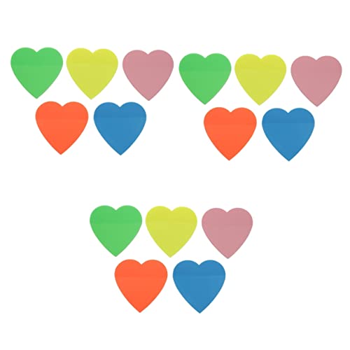DIYEAH 3 Stück 5 Liebe fluoreszierender Aufkleber Zubehör für Buchanmerkungen klein Farbige Memo Pads Herzförmige Haftnotizen Aufkleber für Haushaltsnotizen Büro-Notizblöcke das Haustier DIYEAH 3 Stück 5 Liebe fluoreszierender Aufkleber Zubehör für Buchanmerkungen klein Farbige Memo Pads Herzförmige Haftnotizen Aufkleber für Haushaltsnotizen Büro-Notizblöcke das Haustier von DIYEAH
