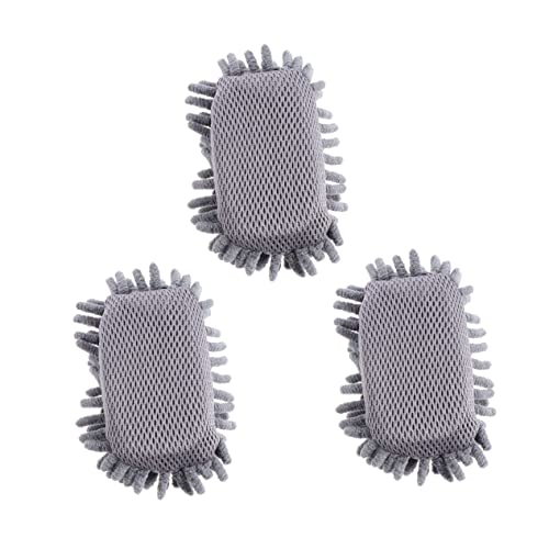 DIYEAH 3 Stück Chenille Tafelradierer Waschbare Kreidetafelwischer für Schule Büro und Zuhause Ergonomisch und Komfortabel für Effektive von DIYEAH