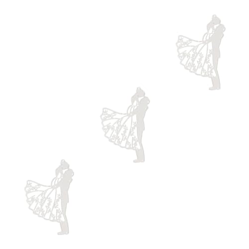 DIYEAH 3 Stück Cutting für Braut und Diy Metall Stanzform für Karten und Scrapbooking Hochzeitsdekoration und Personalisierte von DIYEAH