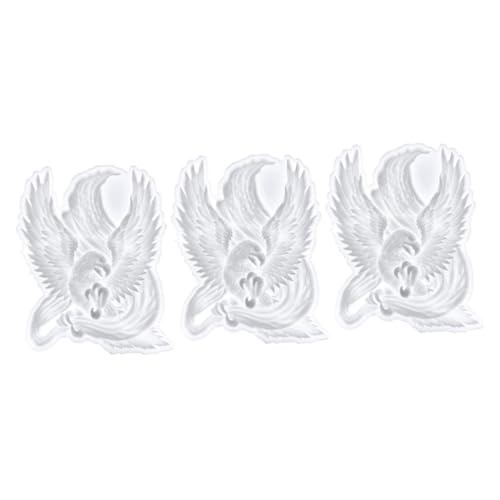 DIYEAH 3 Stück Eagle Silikonform für Epoxidharz Flexible Gießform für Wanddekoration und Diy Projekte Langlebig und Leicht zu Entformen für Kreative Bastelarbeiten von DIYEAH