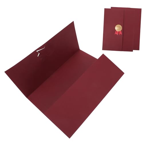 DIYEAH 3 Stück Ehren Urkunde Pr Zertifikate Hochzeit Zertifikatsordner Inhaber Andenken Diplomumschläge Urkundenhüllen Zertifikat-umschlaghalter Aktenordner Briefumschläge Papier DIYEAH 3 Stück Ehren Urkunde Pr Zertifikate Hochzeit Zertifikatsordner Inhaber Andenken Diplomumschläge Urkundenhüllen Zertifikat-umschlaghalter Aktenordner Briefumschläge Papier von DIYEAH