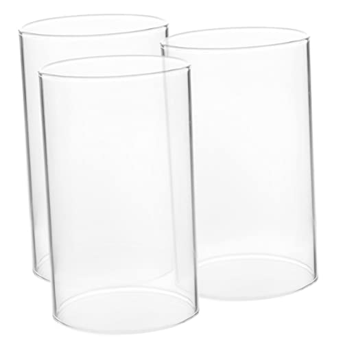 DIYEAH 3 Stück Kerzenlampenschirm aus Glas drinnen Kerzenhalter verjüngt Fälschung Schatten Hurrikan teelichter Teelichthalter aus Glas dekorative Glasschirme Transparent DIYEAH 3 Stück Kerzenlampenschirm aus Glas drinnen Kerzenhalter verjüngt Fälschung Schatten Hurrikan teelichter Teelichthalter aus Glas dekorative Glasschirme Transparent von DIYEAH